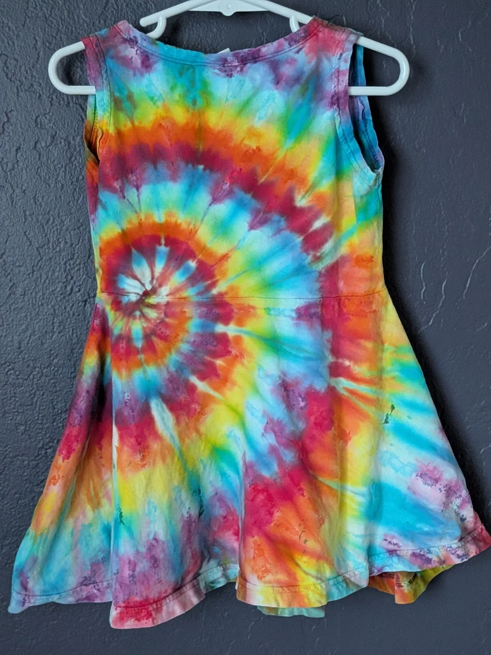 Kids Tie-Dye Swing Tank Dress